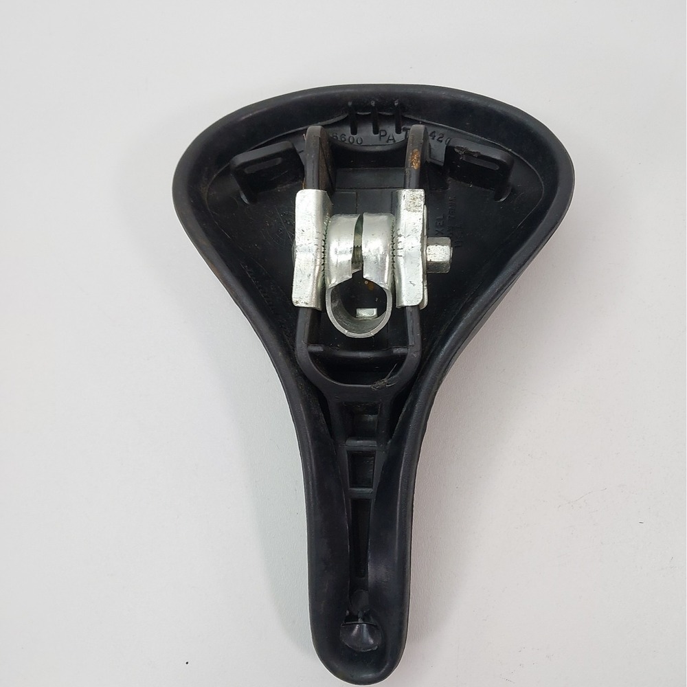 Vintage TROXEL Bike Saddle 1987 NOS Black Bicycle Saddle USA Cycling - Picture 5 of 9